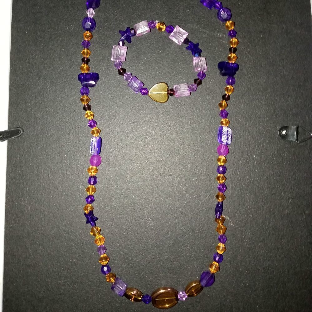 Handmade unique beaded necklace